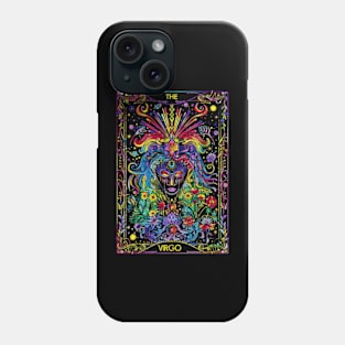 The Virgo Tarot Card Colorful Artsy Zodiac Sign Astrology Phone Case