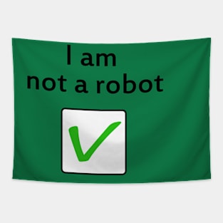 I am Not a Robot Tapestry