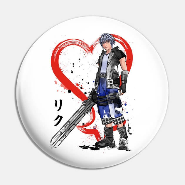 Keyblade Master Riku Pin by DrMonekers