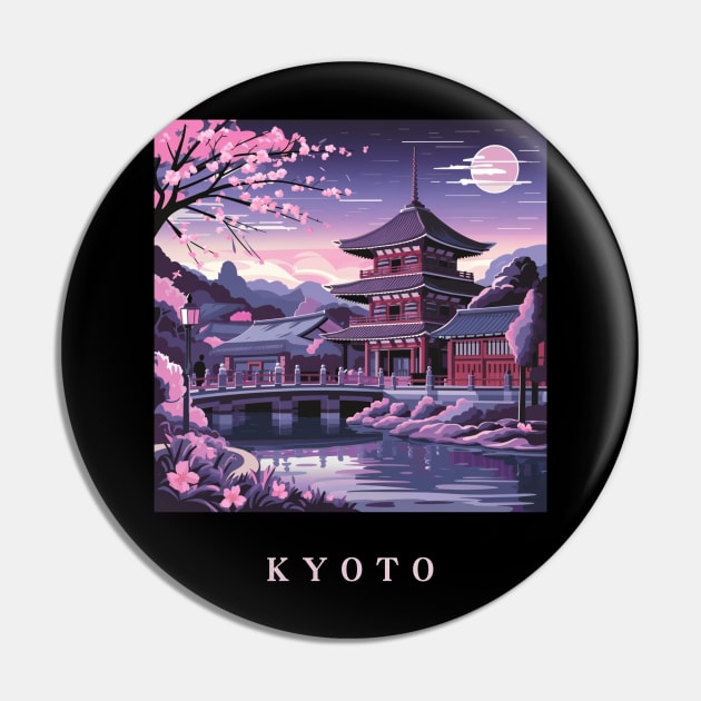 Kyoto Japan Old Capital Pin by AnimeVision