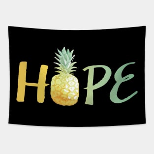 Hope Pineapple Tapestry