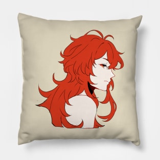 Genshin Impact - Long Hair Diluc Pillow