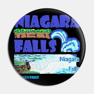 niagara falls, oil painting Pin