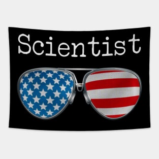 AMERICA PILOT GLASSES SCIENTIST Tapestry