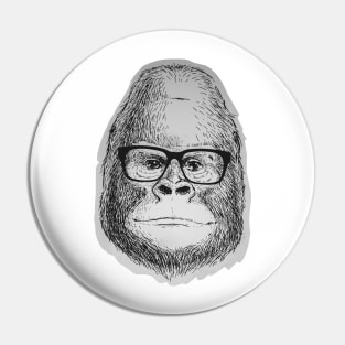 Nerdy Monkey Pin