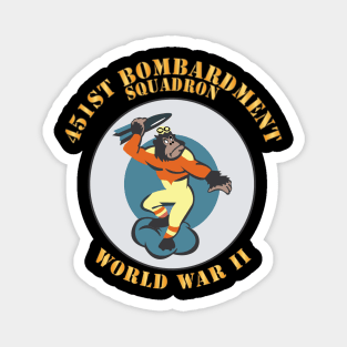 AAC - 451st Bombardment Squadron - WWII X 300 Magnet