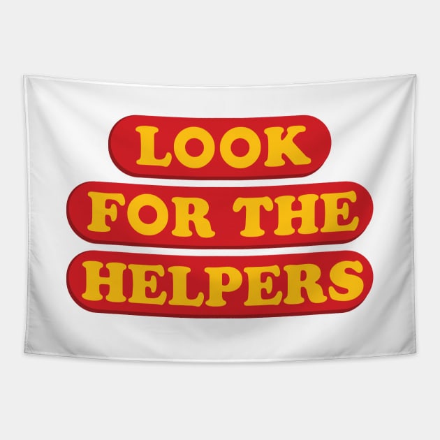 Look for the Helpers Tapestry by timlewis