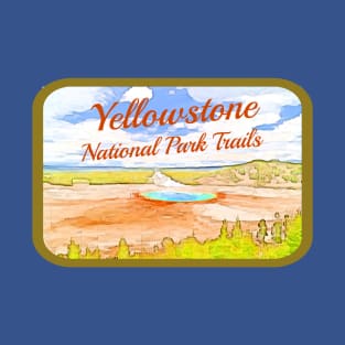 Yellowstone National Park Trails T-Shirt