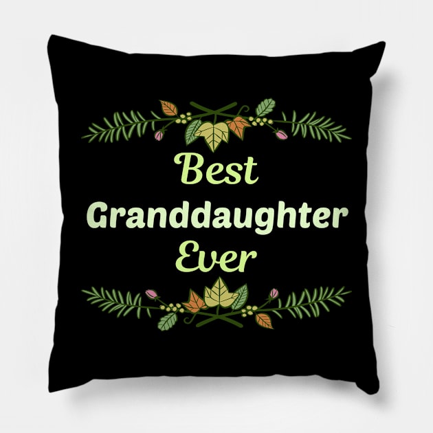 Family Leaf Granddaughter Pillow by blakelan128