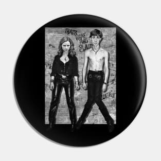 JIM + PAM // The Office Punk Rock Parody Pin