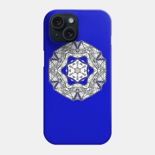 6C Unique Black White Abstract Mandala Phone Case