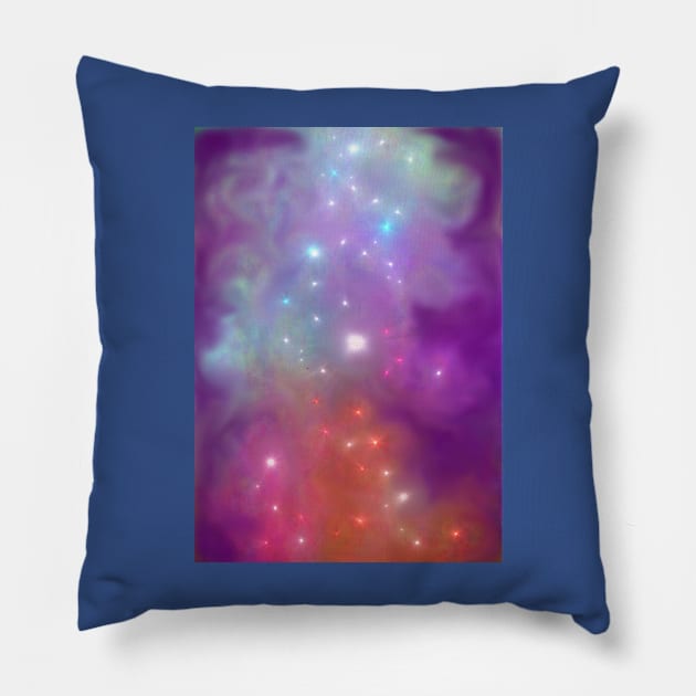 Spark Nebula Pillow by Julie Vaux