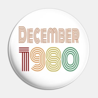 December 1980, Happy 40th Birthday, Happy forties Anniversary. Pin