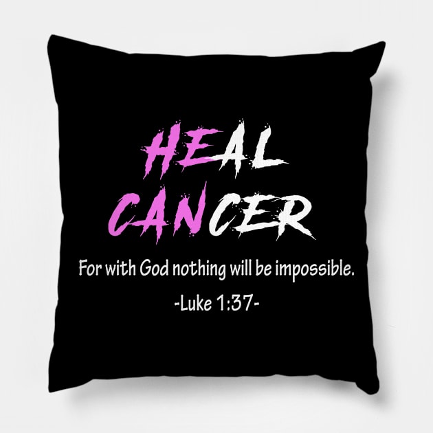 He can heal cancer Pillow by anupasi