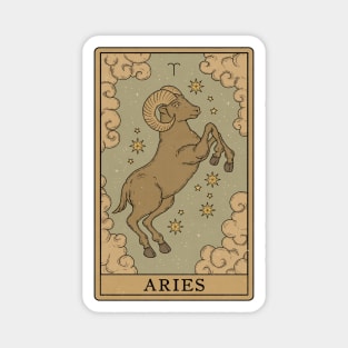 Aries Card Magnet