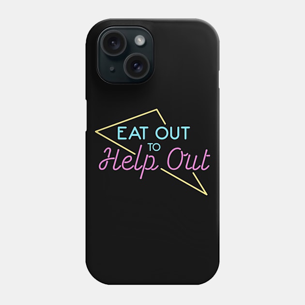 Eat Out To Help Out Phone Case by deadright