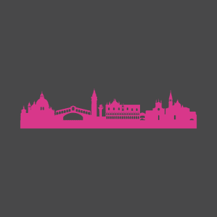 Venice skyline pink T-Shirt