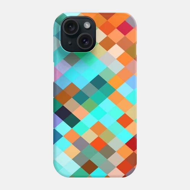 colorful squares Phone Case by PREMIUMSHOP
