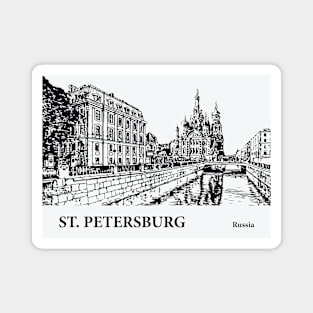Saint Petersburg- Russia Magnet