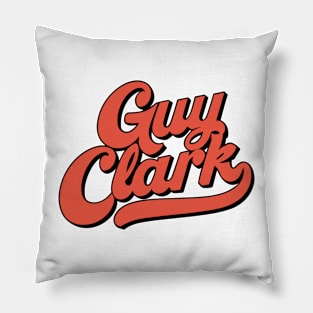 Guy Clark // Typography Pillow