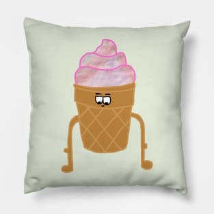 Strawberry Ice Cream Creature Pillow