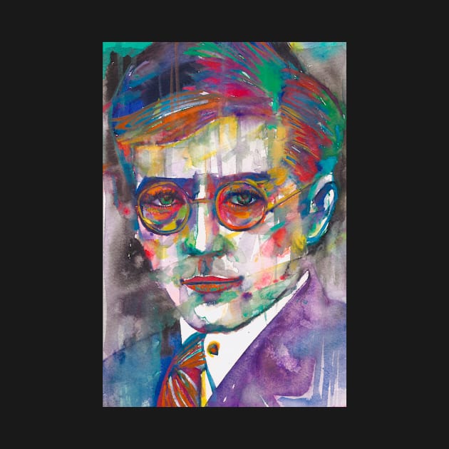 DMITRI SHOSTAKOVICH - watercolor portrait .4 by lautir