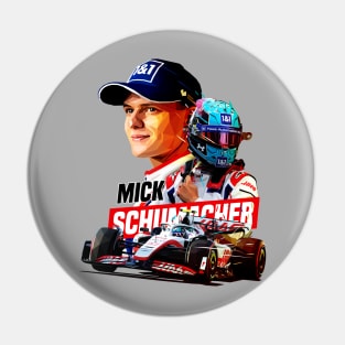 Mick Schumacher Low Poly Pin