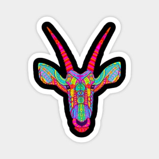 Psychedelic Deer Magnet