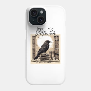 Halloween raven Phone Case