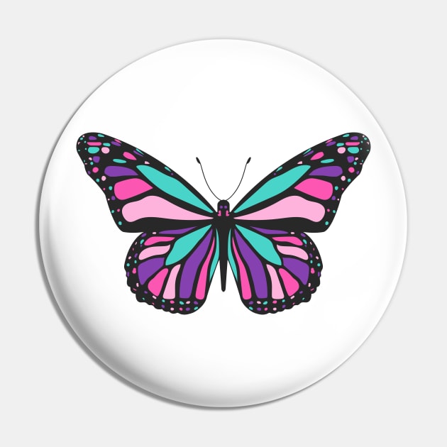 Thyroid Cancer Butterfly Pin by yourparadigmdesign