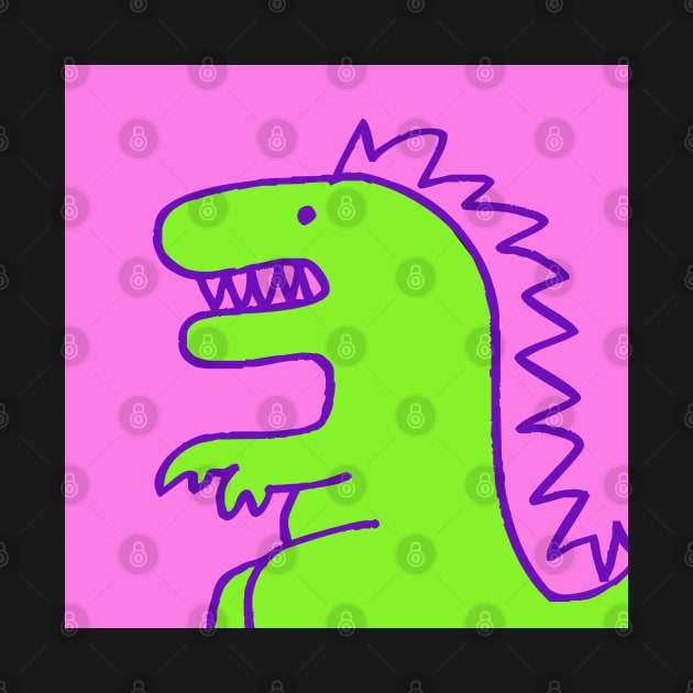 Bold, fun illustration of a T Rex dinosaur. by CliffordHayes