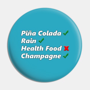 Piña Colada Song Pin