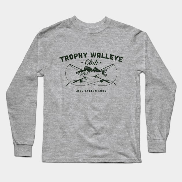 Long Sleeve Walleye Fishing T-Shirts, Men's Fish Shirt