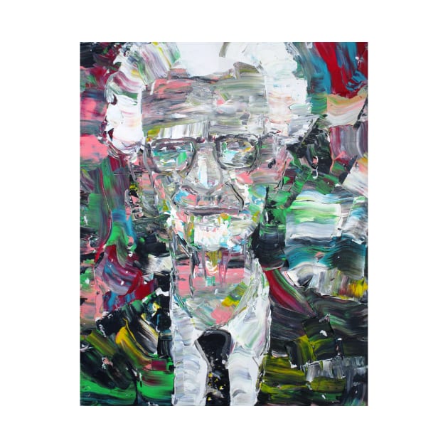 B. F. SKINNER Oil and acrylic portrait by lautir