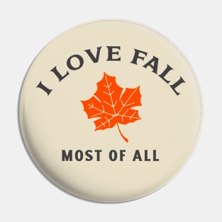 autumn Fall Season Leaf Pin