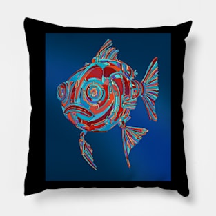 Robot fish Pillow