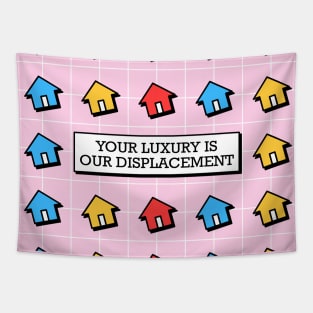 Your Luxury Is Our Displacement - Gentrification Tapestry