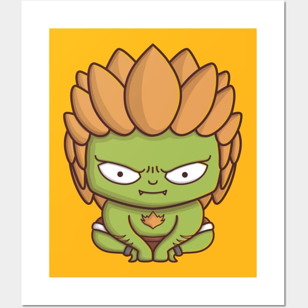 Super Street Fighter II - Blanka Art Board Print for Sale by pixel8tees