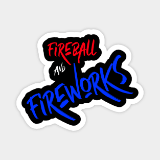 Fireball and Fireworks Magnet