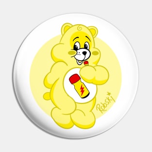 Queer Bearz - Sniffer yellow bear Pin