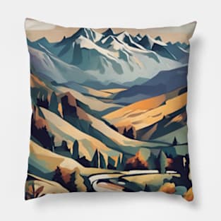 peaceful river Pillow