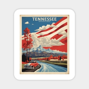 Tennessee United States of America Tourism Vintage Magnet