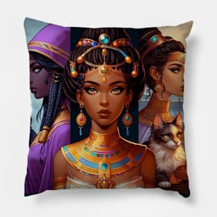 African ancestors witches Pillow