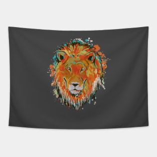African Savannah Lion - Cool Hand Drawn Lion Apparel for Safari Lovers Tapestry