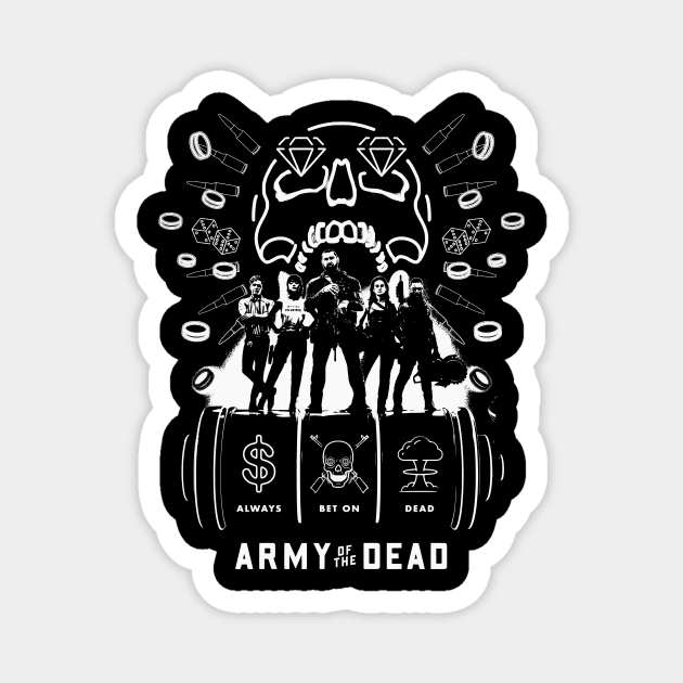 Army of the Dead (Weiß) Magnet by amon_tees