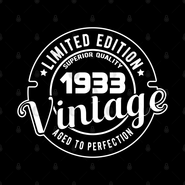 1933 VINTAGE - BIRTHDAY GIFT by KC Happy Shop