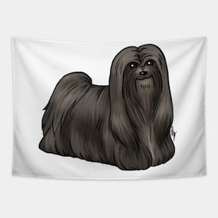 Dog - Lhasa Apso - Black Tapestry