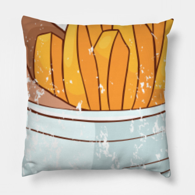 Fries Barbecue Retro Vintage Grunge