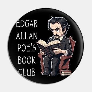 Edgar Allan Poe's Book Club Pin