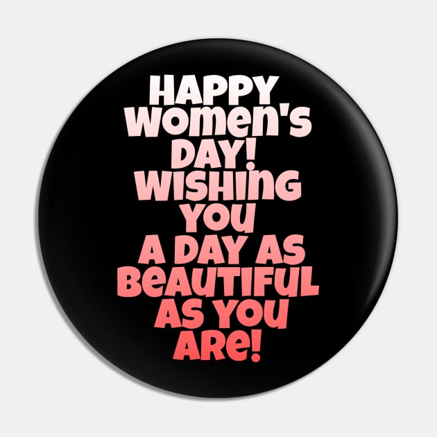 Happy women's day Pin by zoomade